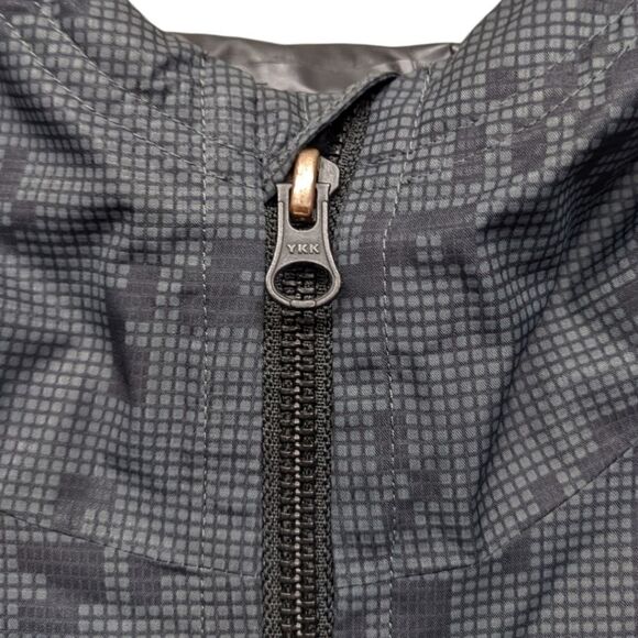 Levi's Men's Dark Green Tarmac Print Performance Windbreaker Hood Jacket Size L - Picture 4 of 15